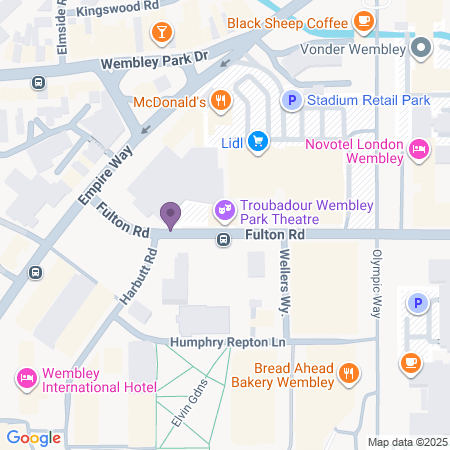 Posizione Troubadour Theatre - Wembley