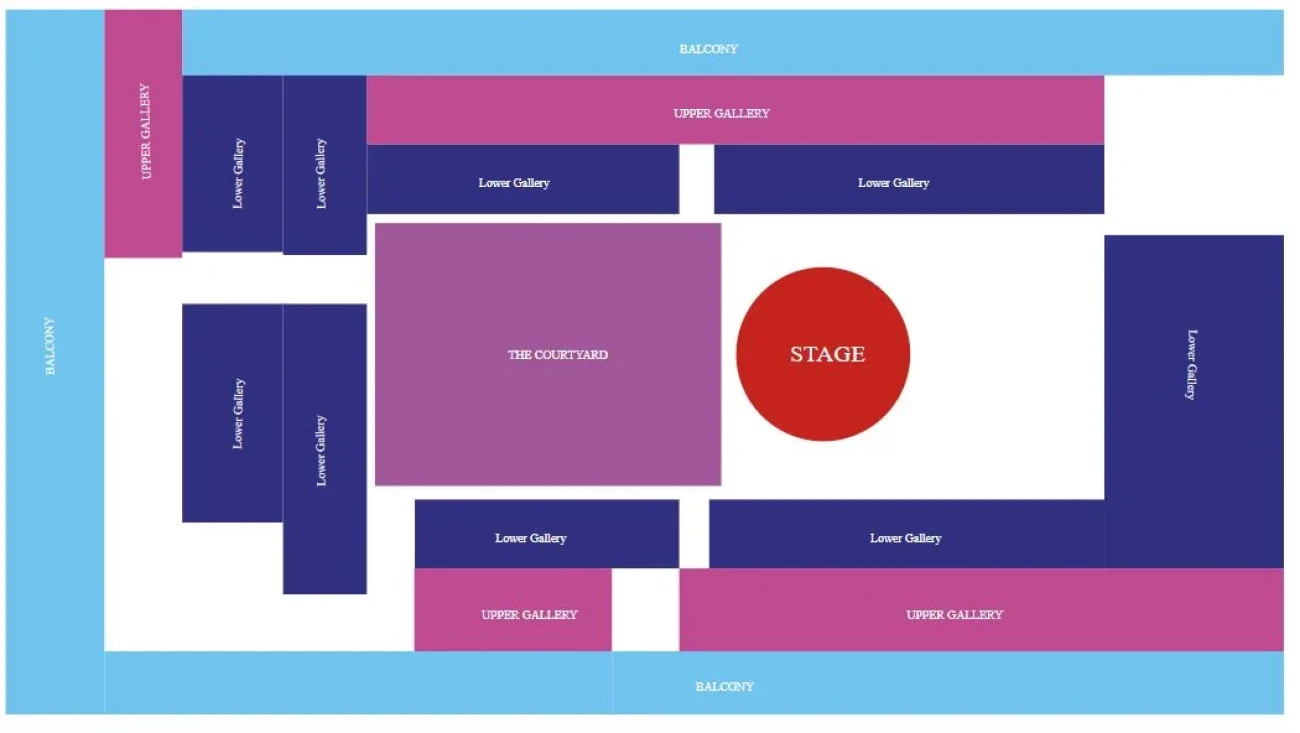 Distribuzione posti The O2 Distribuzione posti The O2