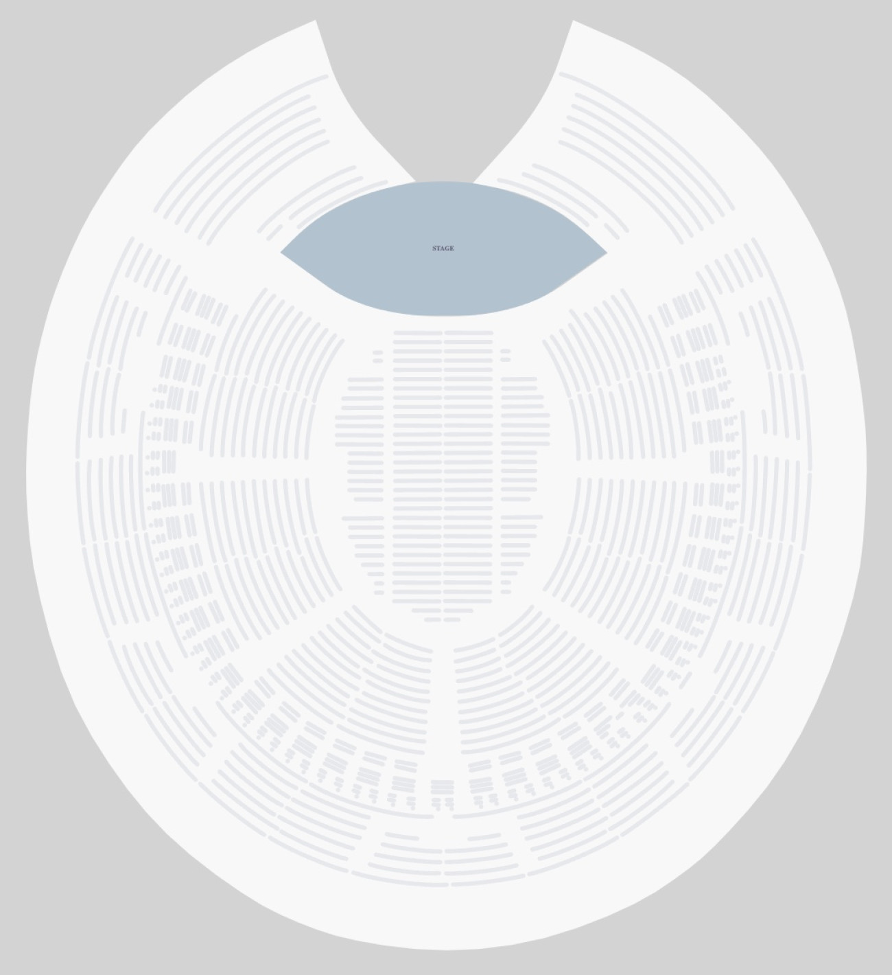 Distribuzione posti Royal Albert Hall Distribuzione posti Royal Albert Hall