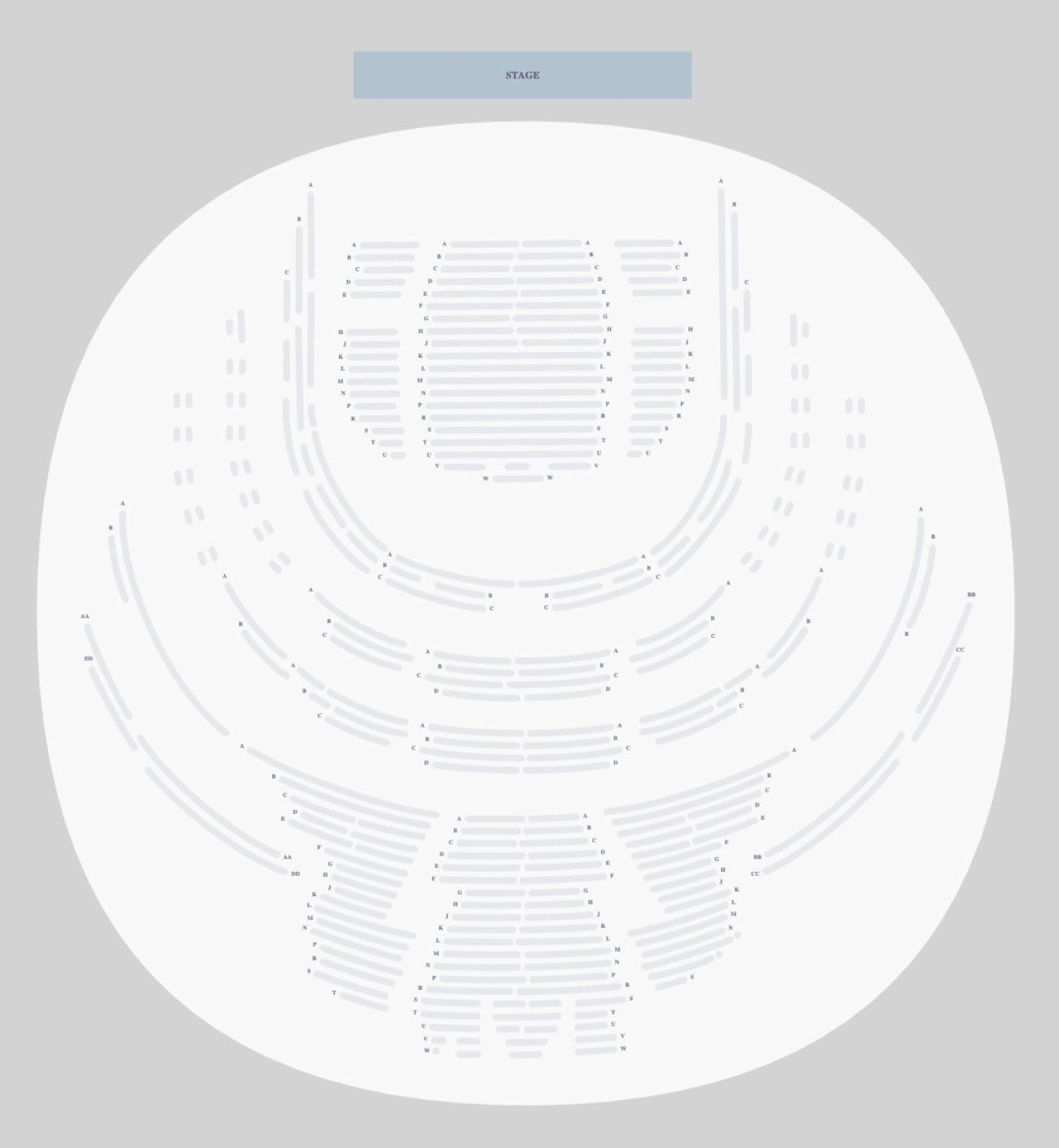 Distribuzione posti Royal Opera House Distribuzione posti Royal Opera House