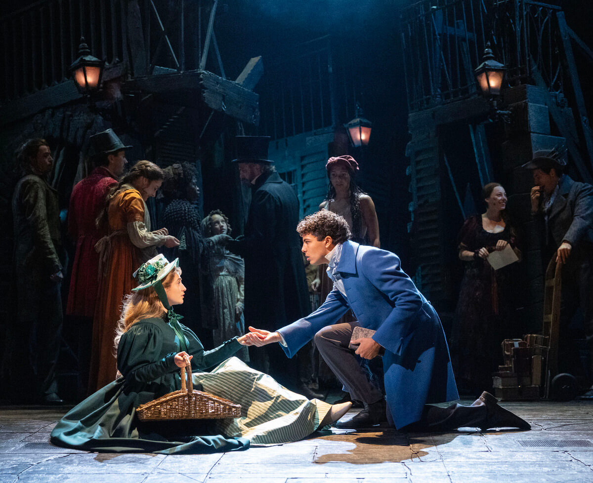 Les Misérables al Sondheim Theatre. Foto di Danny Kaan